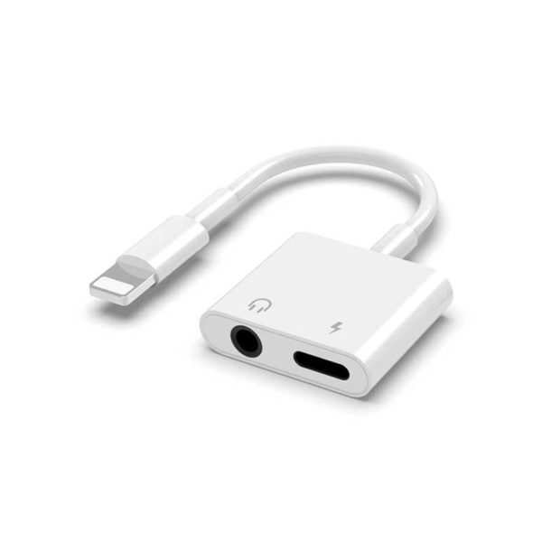 Dual Lightning Audio et charge Adapter